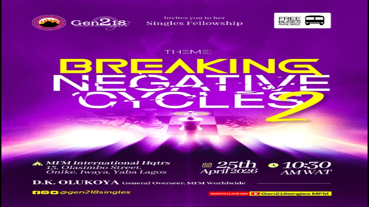 MFM Gen218 Singles Meeting with Dr DK Olukoya (25042026)