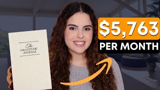 Side Hustle Idea: Make $5,763 a Month Selling Blank Books on Amazon