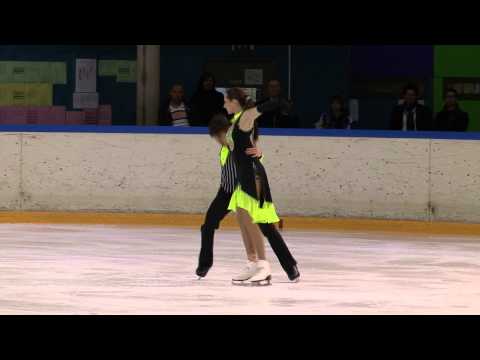 14 A. BOLSHEM / R. ZILBERBERG (ISR) - ISU JGP Tallinn Cup 2013 Junior Ice Dance Short Dance