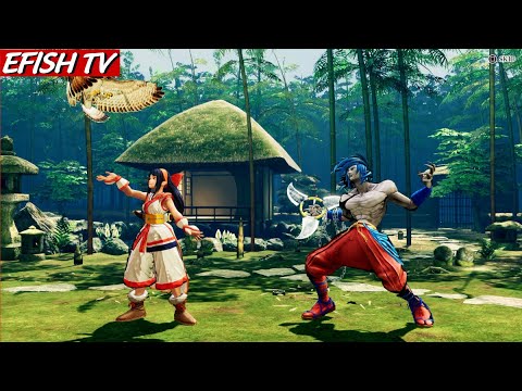 Nakoruru vs Basara (Hardest AI) - Samurai Shodown