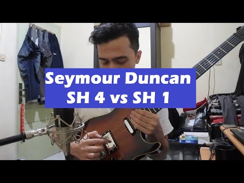Seymour Duncan Bridge Pickups Review - SH1/'59 vs SH4/JB (Distorted Sound)