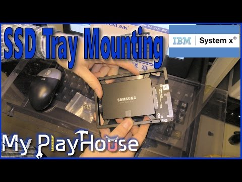 SSD Mounting in 3.5" Tray of IBM Rack Server - 452