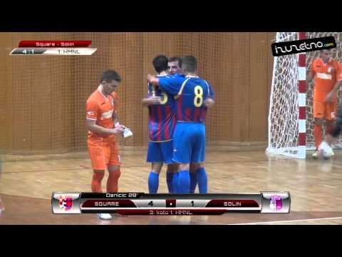 MNK Square - MNK Solin Staročeško 6:4 (3. kolo 1. HMNL, 18.10.2013.)