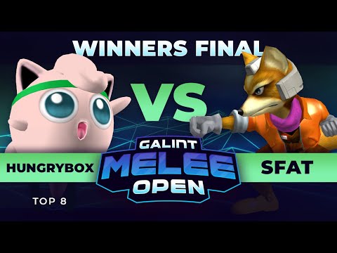 Galint Melee Open Winners Finals - Hungrybox (Jigglypuff) vs SFAT (Fox)