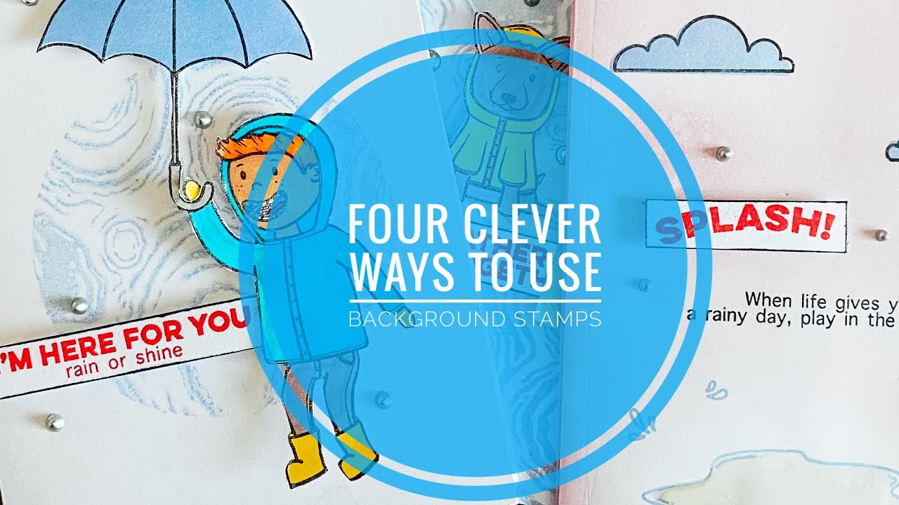 Four Ways to Use a Background Stamp