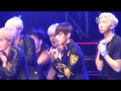 [FANCAM] [160702] BTS concert in Nanjing - No more dream (Taehyung focus)