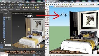 3ds Max to Sketchup | Use 3ds Max Models in Sketchup Easily
