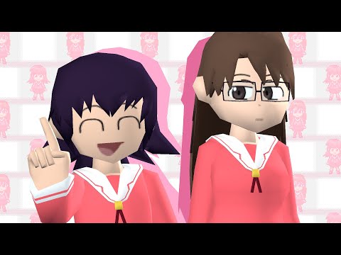 Tomo x Yomi Valentine's Day Animation (Azumanga Daioh Toyomi)