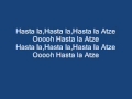 Die Atzen - Hasta la Atze Lyrics 
