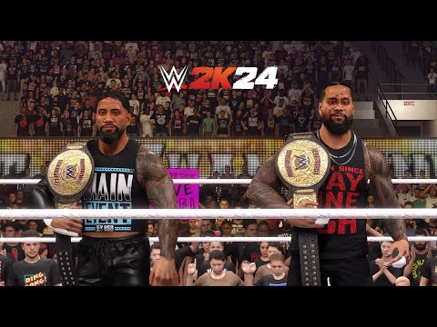 WWE 2K24 - The Usos Win The TAG TEAM TITLES (PS5)