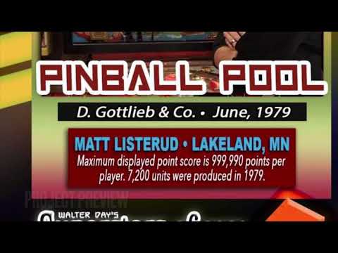Project preview, 1979 Gottlieb Pinball Pool