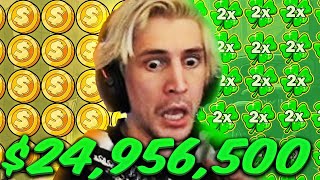 XQC BIGGEST WIN OF ALL TIME - Top 8 (Le Bandit, Gates of Olympus)