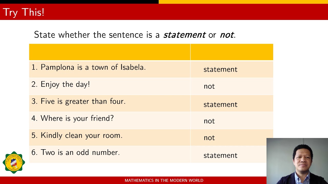 Module 2 Lesson 2 Logic: Basic Concepts