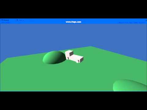 Unity 3D Simple Driving Physics / Collision test