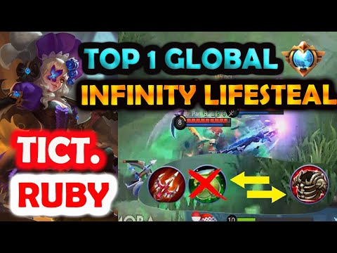 INFINITY LIFESTEAL TOP 1 GLOBAL RUBY by tict. !! unlimited spell vamp good play