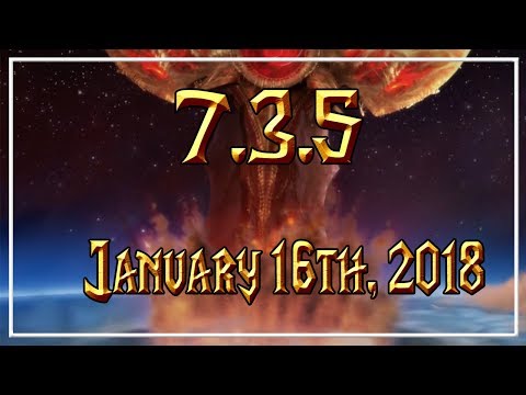 7.3.5 comes out tomorrow!│January 16th, 2018│World of Warcraft: Legion