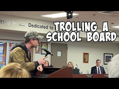 Trolling a school board that banned pride flags
