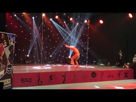 Dubai Pole Cup 2017. Stepan Butcykin-winner of the male category.