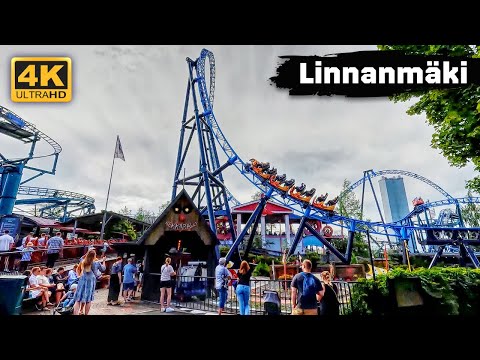 Amusement park in Finland 🇫🇮 Linnanmäki Helsinki