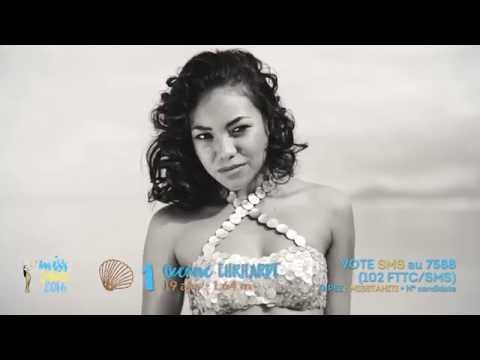 Miss Tahiti 2016 - Candidate 1 - Océane EHRHARDT