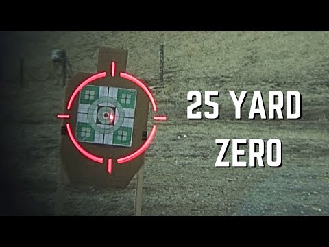 So stellen Sie ein Leuchtpunktvisier auf AR15 ein [25 Yards]