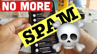 How to block spam sms text messages with no number on iphone (ios14)