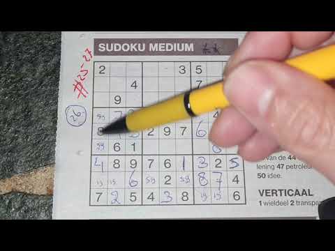 Another day, another new Sudoku! (#2527) Medium Sudoku puzzle. 03-27-2021