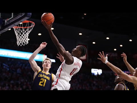 No. 2 Arizona vs. California Men's Basketball Highlights | 3/5/2022