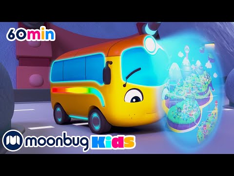 Persi nella montagna! | Cartoni animati per bambini | Moonbug Italiano | Go Buster!🚌