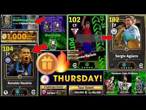 eFootball 2026 New Update! Free Epic 😍 New Treasure Link, Thursday Potw & Free Coins Campaign