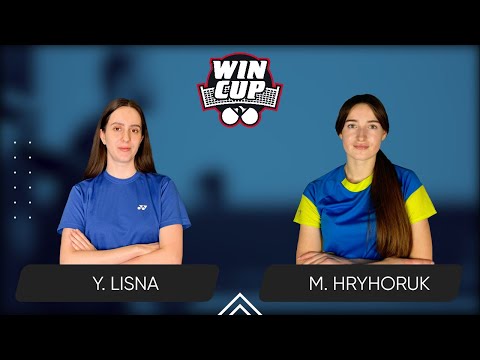 13:30 Yaroslava Lisna - Mariana Hryhoruk 13.06.2025 WINCUP Women Professional. Table 1