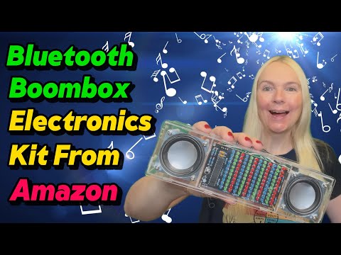 Amazon Stereo Bluetooth Boombox Speaker Kit - Soldering, Assembling & Testing!