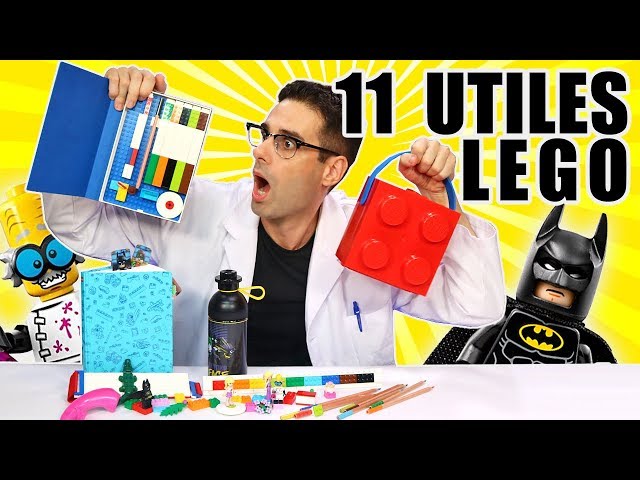 Vídeo relacionado con Estuche Escolar Dos Cremalleras Lego Movie 2 avec Lapices de Color Lapiz Mini Cuaderno