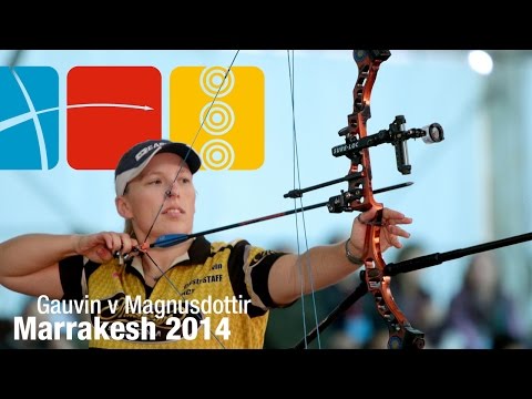 Crystal Gauvin v Helga Mognusdottir – compound women bronze | 2014 Marrakesh Indoor