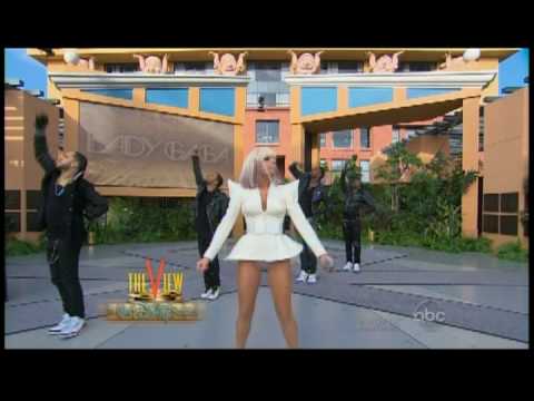 Lady GaGa - Just Dance (Live on The View) HQ