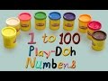 Numbers Song Learn Numbers 1 To 100 Play Doh Numbers