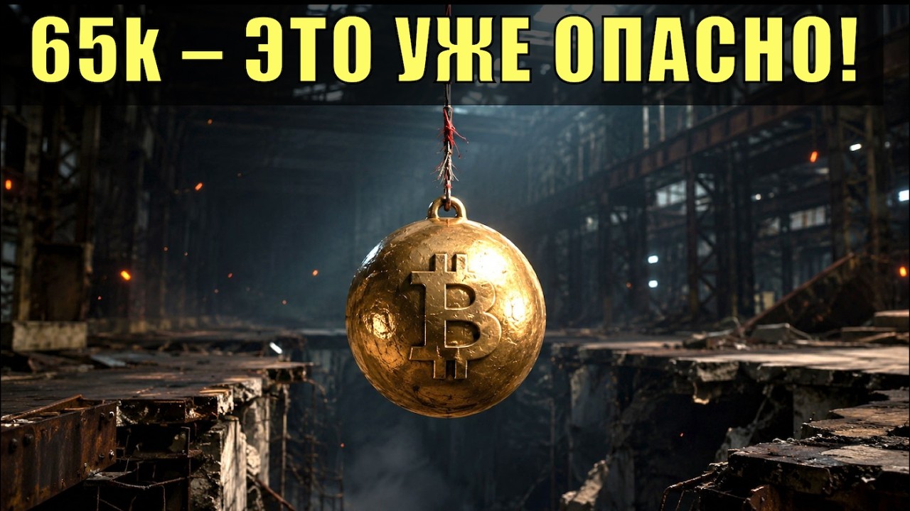 Биткойн: 65k – это уже опасно!