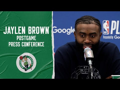 Jaylen Brown Postgame Press Conference ' Game 2 ' Boston Celtics vs. Milwaukee Bucks