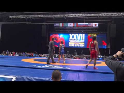 Ярыгинский турнир-2016. Финал 58 кг. Орхон Пуревдорж (Монголия) - Каори Ичо (Япония)