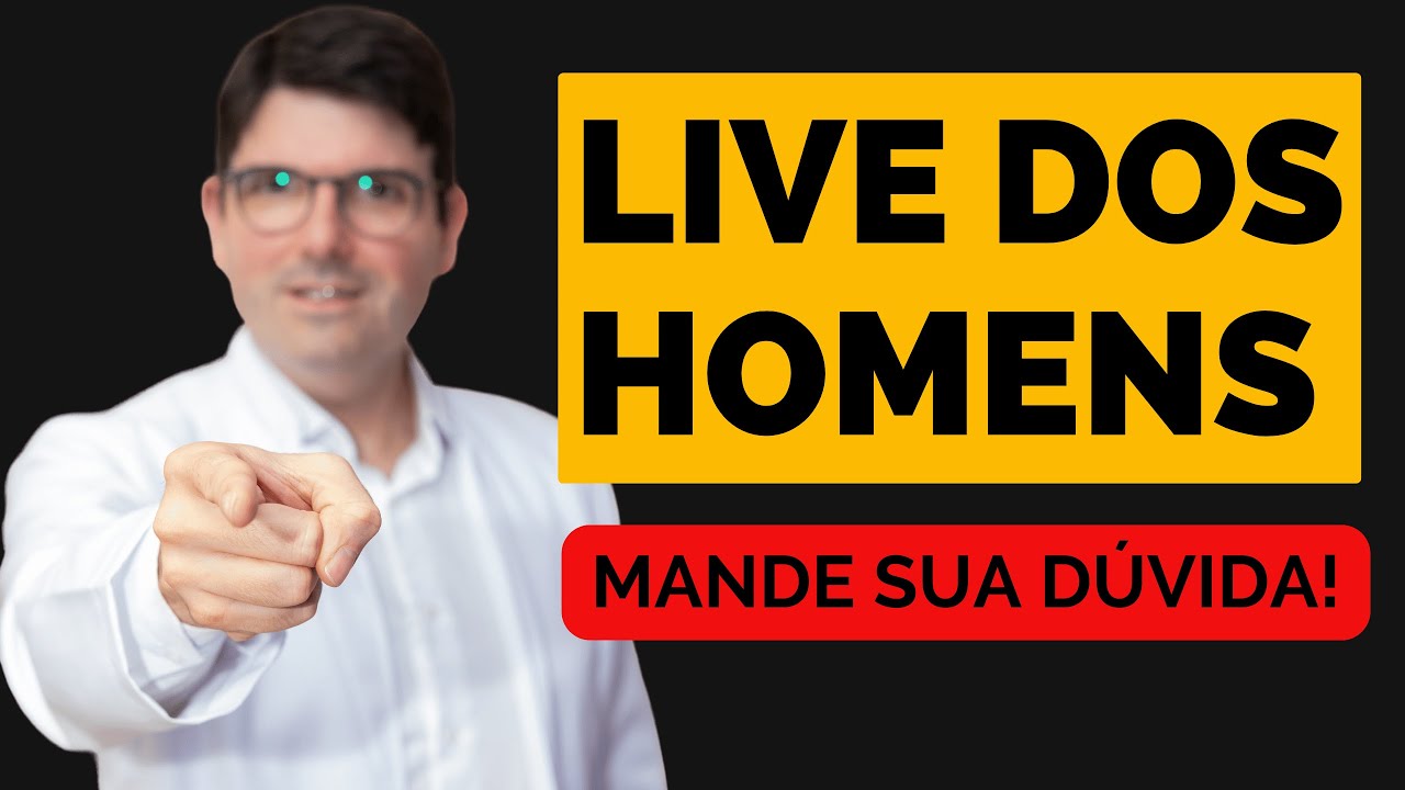 Live dos Homens: Tudo sobre Tadalafila, Testosterona, Disfunção Erétil, Ejaculação Precoce | 06.01