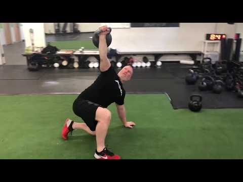 123 lbs Turkish Get Up