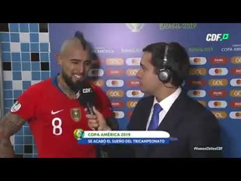 Declaración de Arturo Vidal después del partido Perú vs Chile