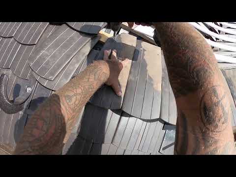 Hechtgaube ansetzen - Biberkehle beim Biberdach