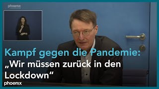 „Impfen gegen Corona“: Pressekonferenz mit Jens Spahn, Karl Lauterbach und RKI-Vizepräsident Schaade