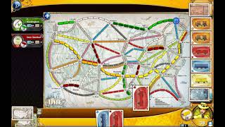 Ticket to ride Steam edition gameplay
