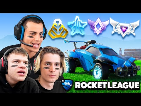 Ich habe den Ranglistenmodus von Rocket League mit Jynxzi und xQc ausprobiert.