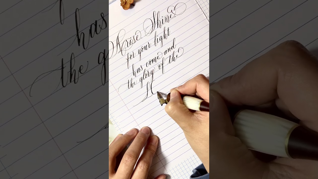 Isaiah60.1 #jesus #god #handwriting #calligraphy #bibleverse