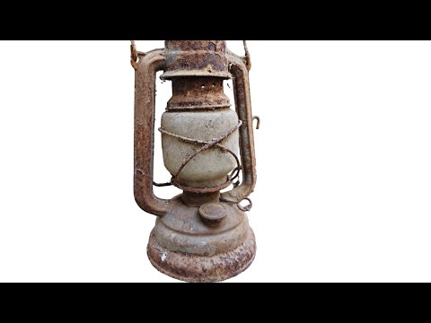 Very Rusty 1950's Oil Lantern Restoration (With Test)