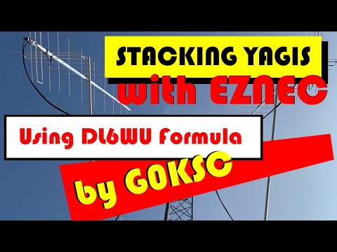 Establishing and applying DL6WU stack formula within EZNEC