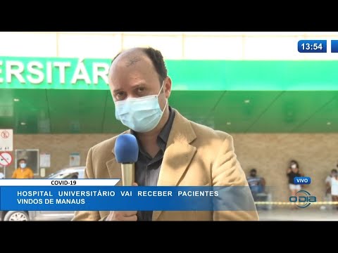 Hospital Universitário vai receber pacientes vindos de Manaus 14 01 2021
